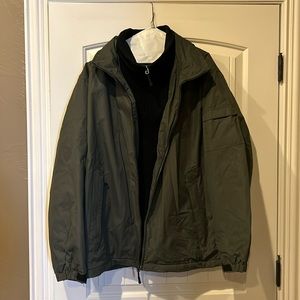 Free Country XL Men’s Ski Jacket, Olive/Black